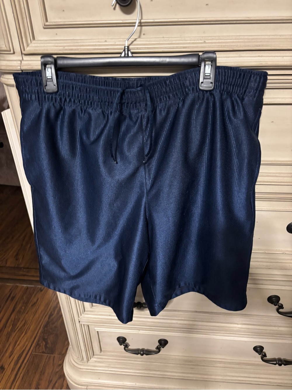 bcg Navy Athletic Mesh Shorts with Elastic Waistband